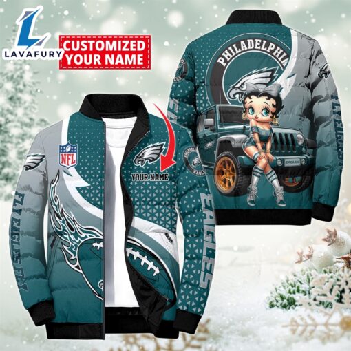 NFL Disney Philadelphia Eagles Sport Puffer Jacket For Fans