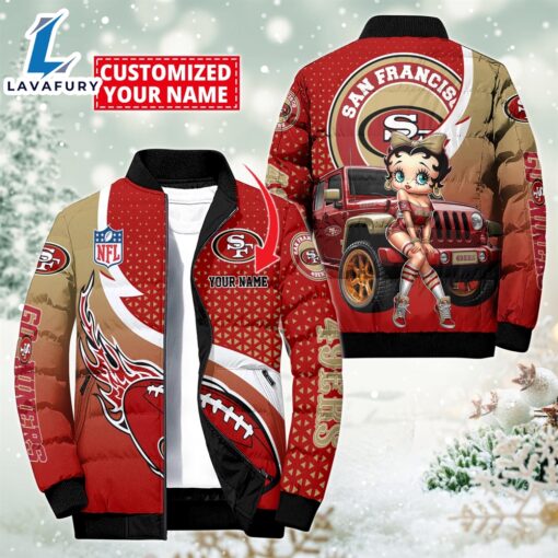 NFL Disney San Francisco 49ers Sport Puffer Jacket For Fans