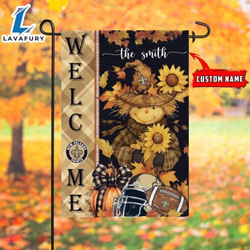 NFL New Orleans Saints Football Fall Scarecrows Grden Flag