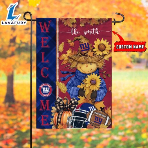 NFL New York Giants Football Fall Scarecrows Grden Flag