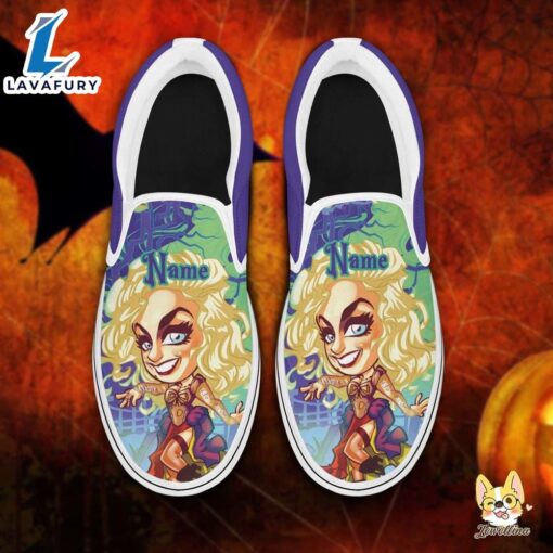 Personalized Hocus Pocus Sarah Sanderson Halloween Spooky Season Slip On Shoes