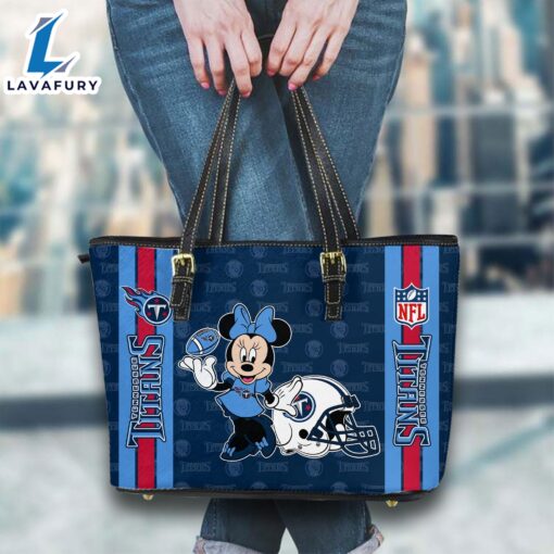 Tennessee Titans NFL Minnie Women Leather Tote Bag