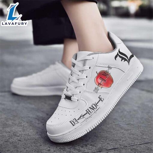 Apple and L Logo Death Note AF1 Sneaker For Men Women