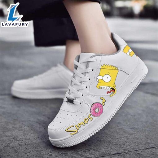 Bart Simpson with Donuts AF1 Sneaker For The Simpsons Fans