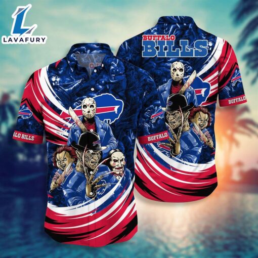 Buffalo Bills NFL  Halloween Horror Movies Hawaiian Shirts