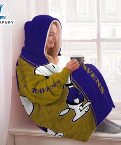 Christmas Snoopy Baltimore Ravens Huggle…