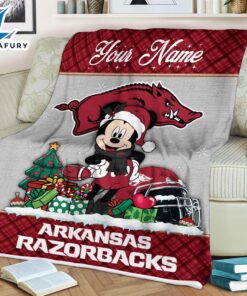 Custom Name NCAA Arkansas Razorbacks…