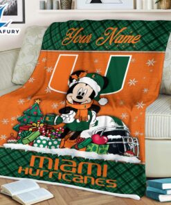 Custom Name NCAA Miami Hurricanes…