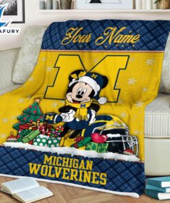 Custom Name NCAA Michigan Wolverines…