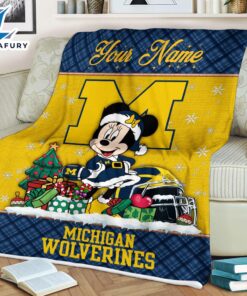 Custom Name NCAA Michigan Wolverines…