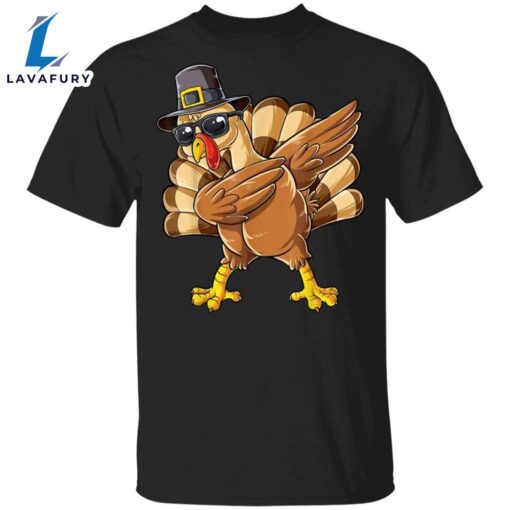 Dabbing Turkey Thanksgiving Day Gift Shirt Graphic Cool Best Gift For Boyfriends