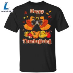 Dachshund Happy Thanksgiving T-Shirt Cute…