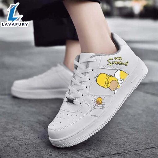 Funny Emotion of Homer Jay Simpson AF1 Sneaker For The Simpsons Fans