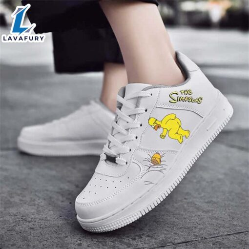 Funny Homer Jay Simpson AF1 Sneaker For The Simpsons Fans