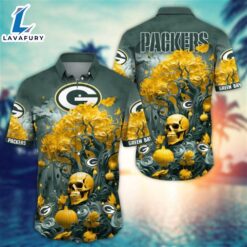 Green Bay Packers Halloween Skull…