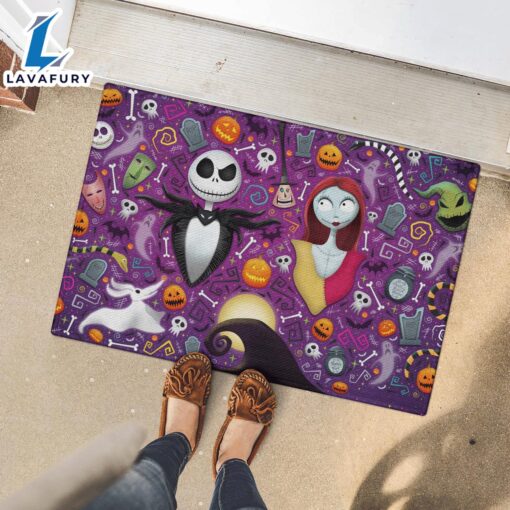 Halloween 2024 The Nightmare Couple Halloween Doormat