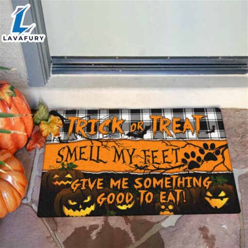 Halloween 2024 Trick Or Treat Smell My Feet Give Me Something Good To Eat Doormat