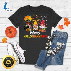 Happy HalloThanksMas Gnomes Halloween Thanksgiving…