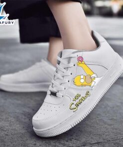 Homer Jay Simpson with Donut AF1 Sneaker For The Simpsons Fans