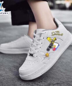 Homer Simpson Aiming AF1 Sneaker…