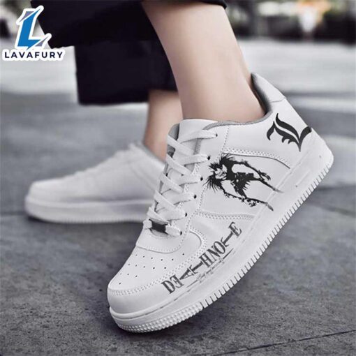 Horror Ryuk with L Logo Death Note AF1 Sneaker For Men Women