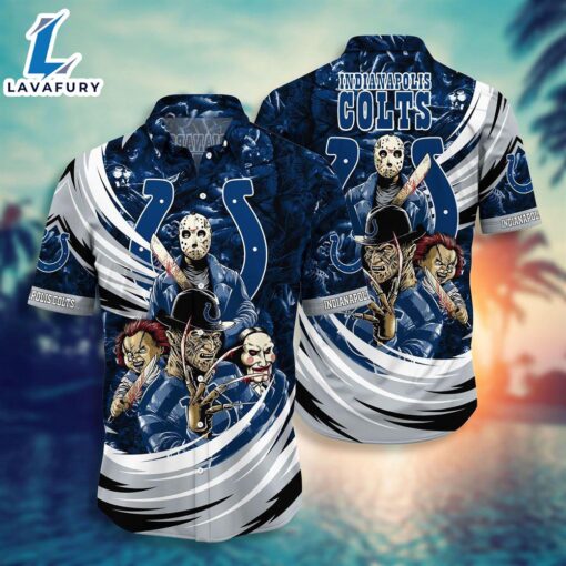 Indianapolis Colts NFL  Halloween Horror Movies Hawaiian Shirts