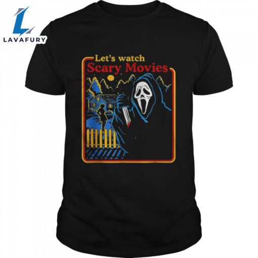 Lets Watch Scary Movies Scream Horror 2024 Halloween Shirts