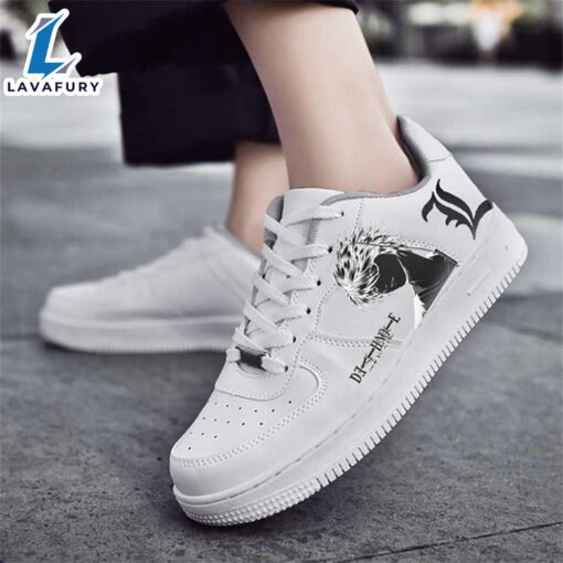 Light Yagami and L Logo Death Note AF1 Sneaker For Men Women