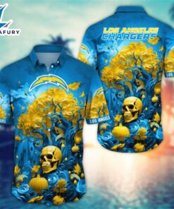 Los Angeles Chargers Halloween Skull…