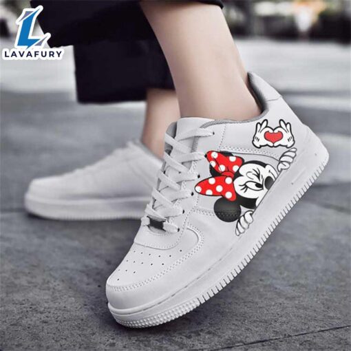 Minnie Mouse Lurking AF1 Sneaker For Men Women Disney Fan