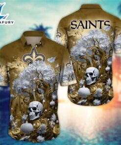 New Orleans Saints Halloween Skull…