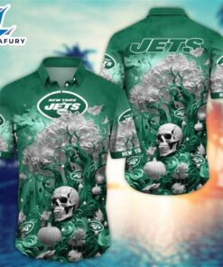 New York Jets Halloween Skull…