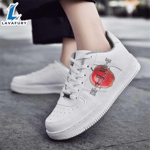 Red Apple Death Note AF1 Sneaker For Men Women