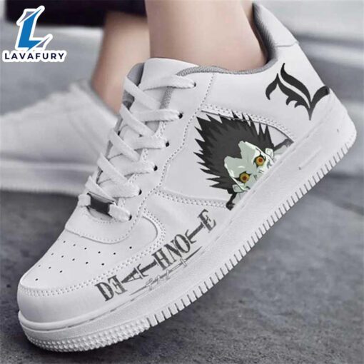 Ryuk and L Logo Death Note AF1 Sneaker For Men Women