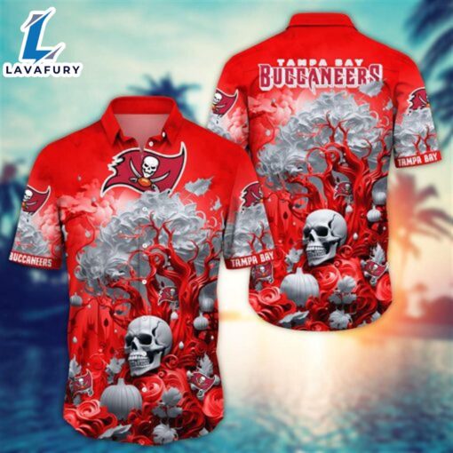 Tampa Bay Buccaneers Halloween Skull Pumpkin – NFL Hawaiian Shirt