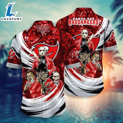 Tampa Bay Buccaneers NFL  Halloween Horror Movies Hawaiian Shirts