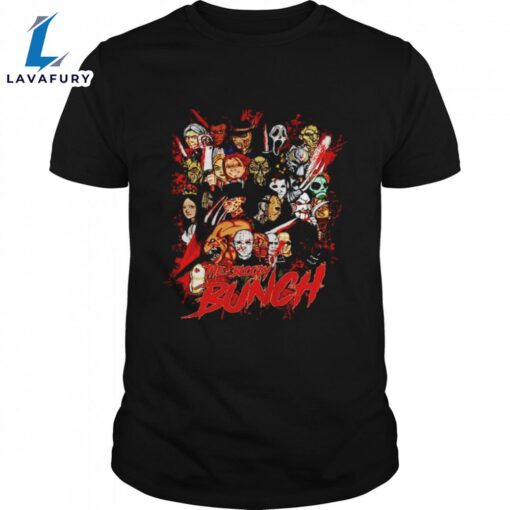 The Bloody Bunch Halloween Horror Movies Characters Chibi Shirts