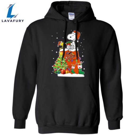 This Awesome Baltimore Orioles Snoopy &Amp Woodstock Christmas Shirt Hoodie