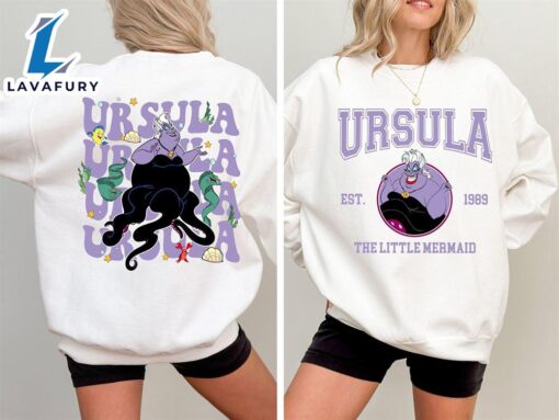 2-Sided Disney The Little Mermaid Ursula Shirts