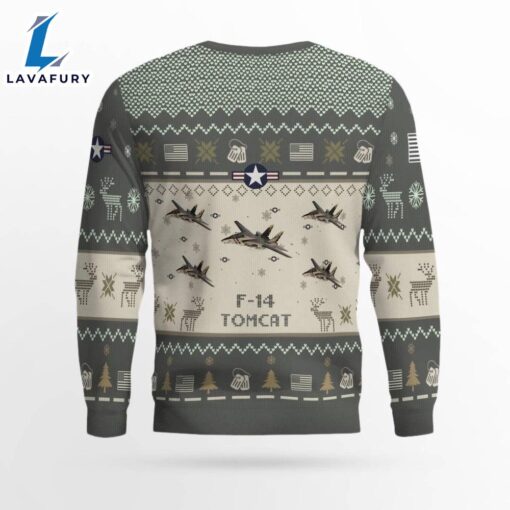 Air Force Ugly Christmas Sweater, F-14 Tomcat VF-2 Bounty Hunters F14 NAVAL  Aircraft  Ugly Christmas Sweater