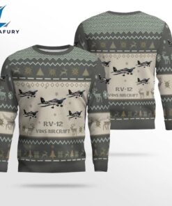 Air Force Ugly Christmas Sweater, Vans aircraft RV-12 Aircraft  Ugly Christmas Sweater