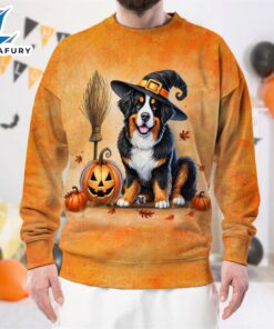 Bernese Mountain Dog In Spooky…