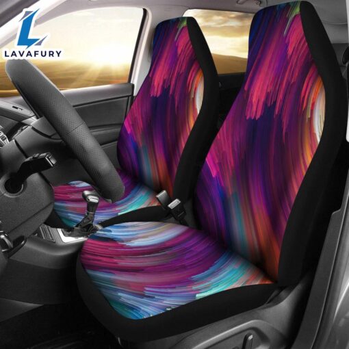 Best Abstract Swirl Pattern Corolful Premium Custom Car Seat Covers Decor Protector