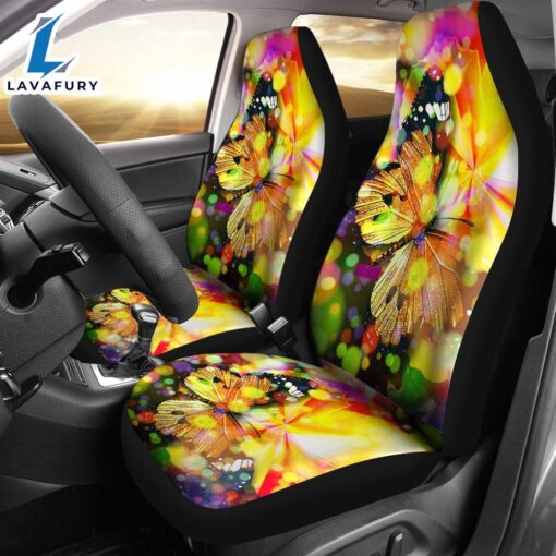 Best Brilliant Butterfly Premium Custom Car Seat Covers Decor Protector