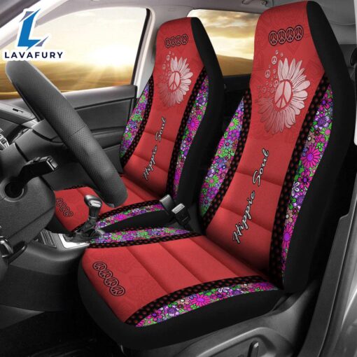 Best Hippie Soul Red Premium Custom Car Seat Covers Decor Protector