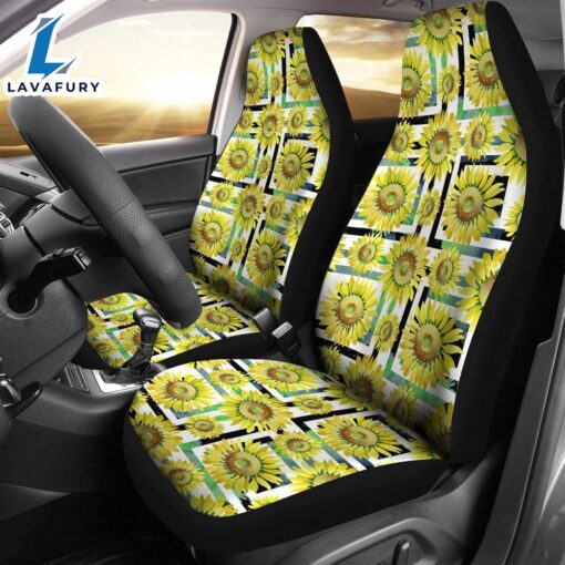 Best New Sunflower Premium Custom Car Seat Covers Decor Protector