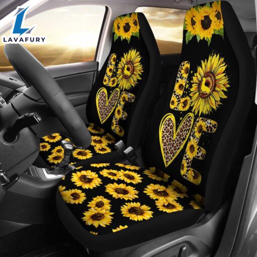 Best Sunflower For Dog Lover Seat Covers Car Decor Car Protector