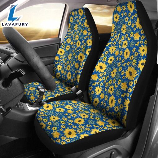 Best Sunflower Pattern Premium Custom Car Seat Covers Decor Protector 1