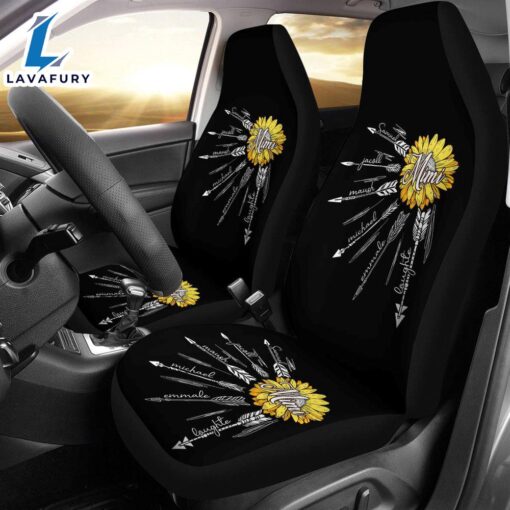 Best Sunflowers Art Premium Custom Car Seat Covers Decor Protector