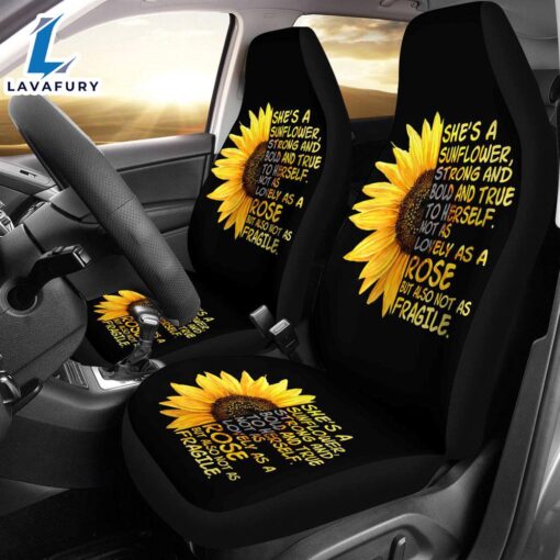 Best Sunflowers She’S A Sunflower Premium Custom Car Seat Covers Decor Protector